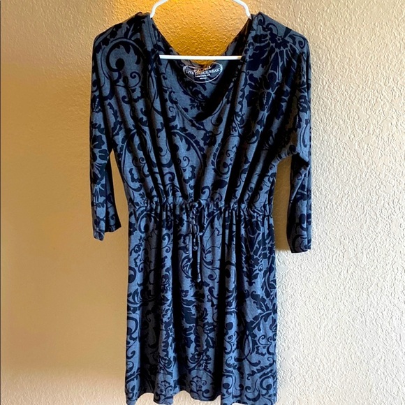 Soma Gray and Black Lounge Dress - Picture 1 of 5